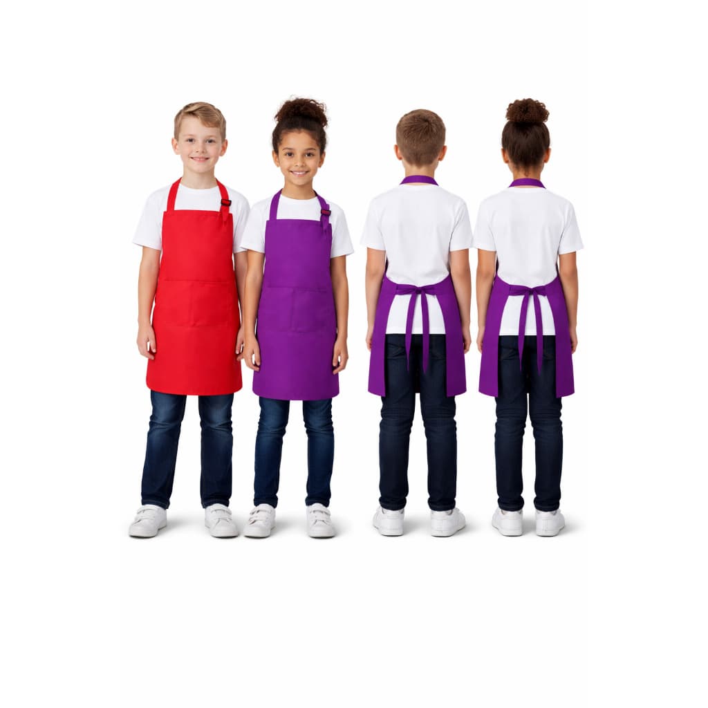 Kit 25 Avental Infantil 7 a 12 anos Escolar Cozinha Festa Atacado Direto Fábrica Promoção Menina Menino
