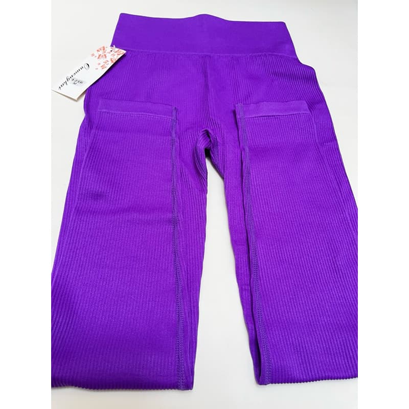 Legging Fitness Canelada Cintura Alta Modeladora – Conforto e Estilo