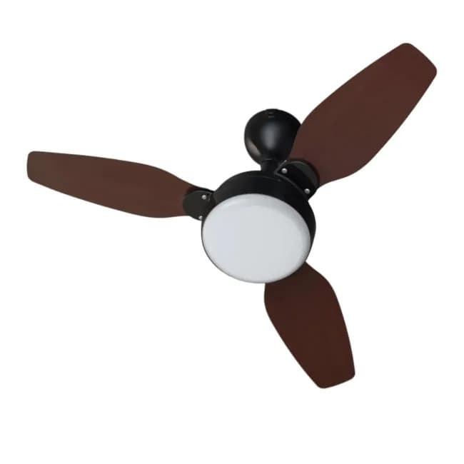 Ventilador De Teto Legacy Inverter Led Controle Remoto Tabaco/Preto Bivolt -  Ventisol