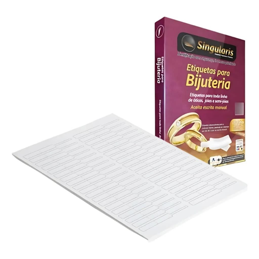 Etiquetas Para Bijuteria Ebf40-fracionada 25 Folhas
