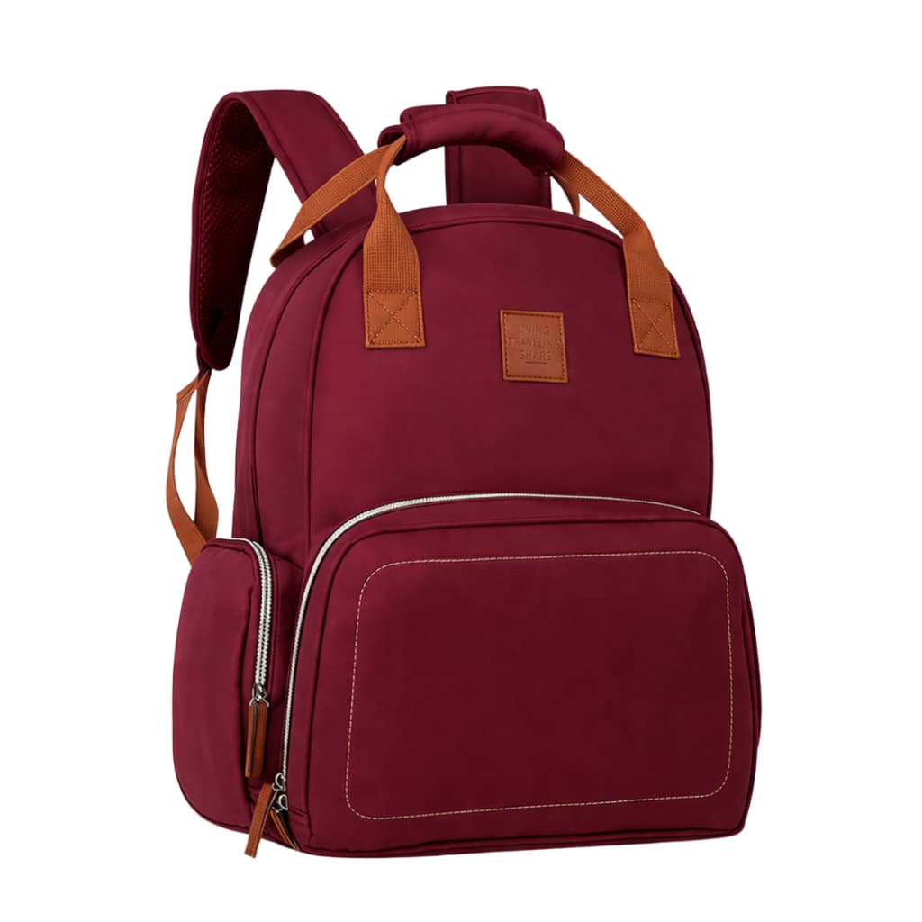 Mochila Multifuncionalidades Fraudas Maternidade Criança Grande com Múltiplos Compartimentos e Alças Reforçadas