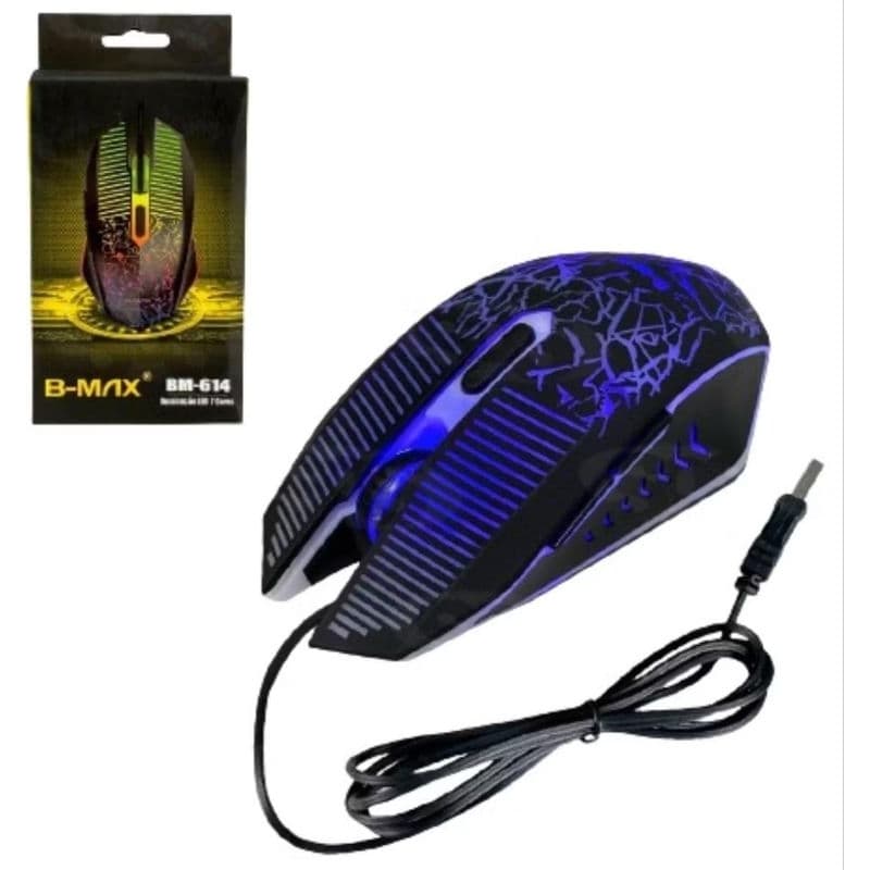 Mouse Gamer Bmax G614 Led - ENVIO IMEDIATO