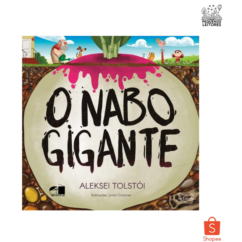 Livro Infantil O Nabo Gigante Clássico Interativo Educativo Crianças Leitura Divertida