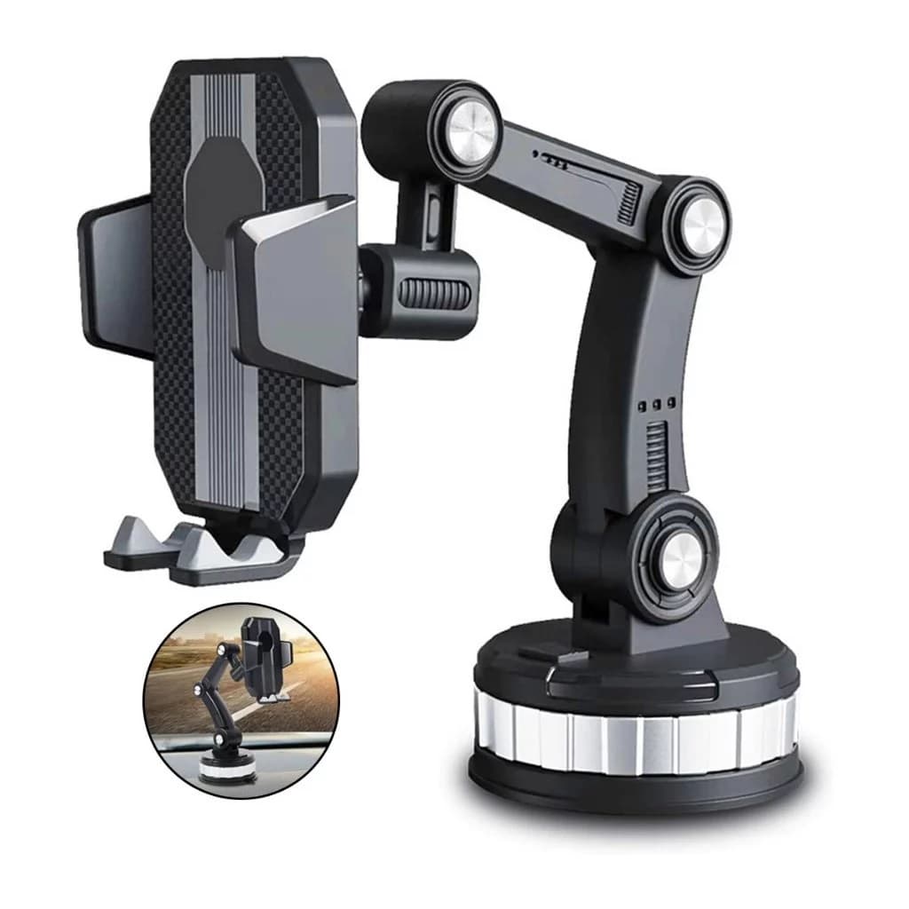 Suporte De Telefone Para Carro Ventosa Multi-Angulo Ajustável À Prova D'água SUV Pickup Truck Universal Phone Holder