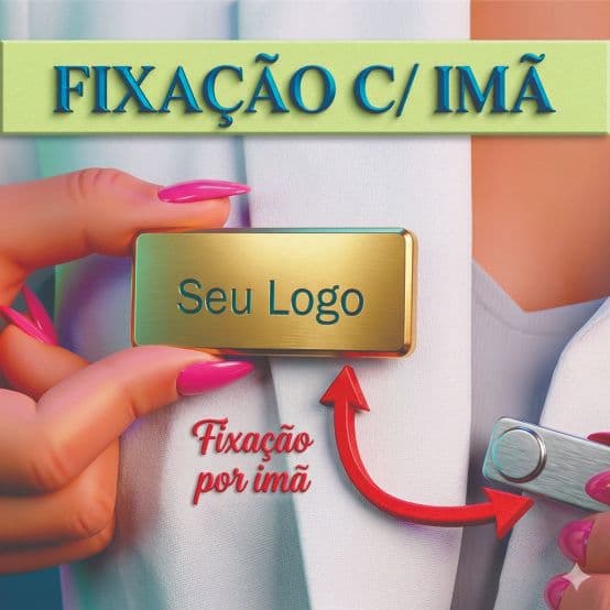 boton cracha personalizado profissão em acrilico e em abs
