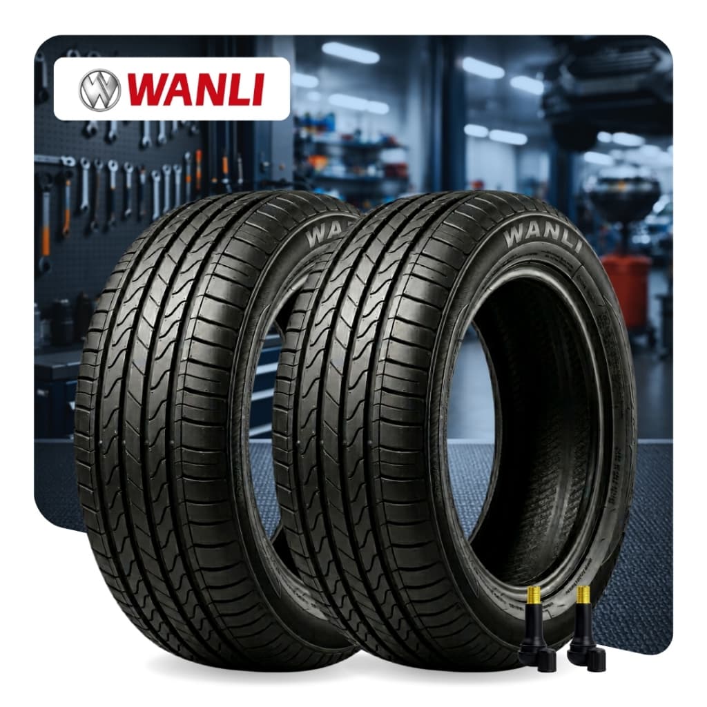 Kit 2 Pneu 175/75 R13 Wanli Com Bicos Corsa Palio Uno Saveiro Fiesta Clio Fiorino Celta
