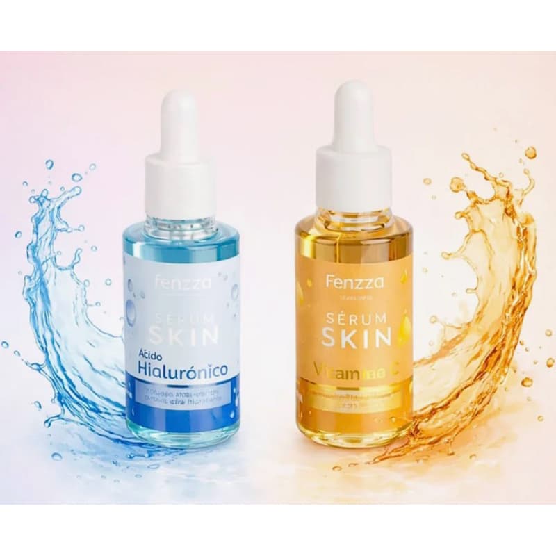 serum facial da fenzza vitamina c e ácido hialurônico