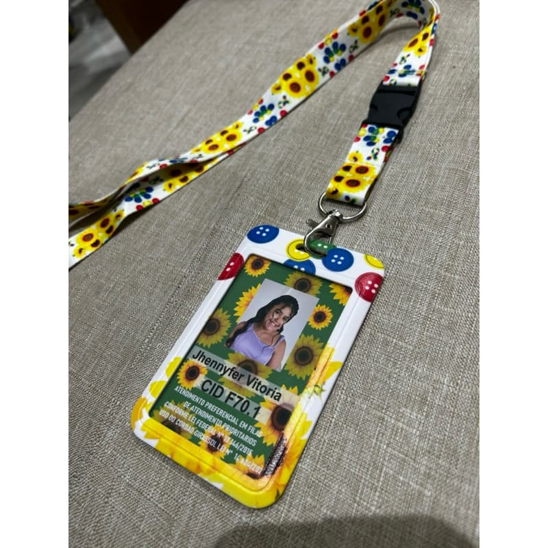 crachá de PVC identificação doenças ocultas / autismo