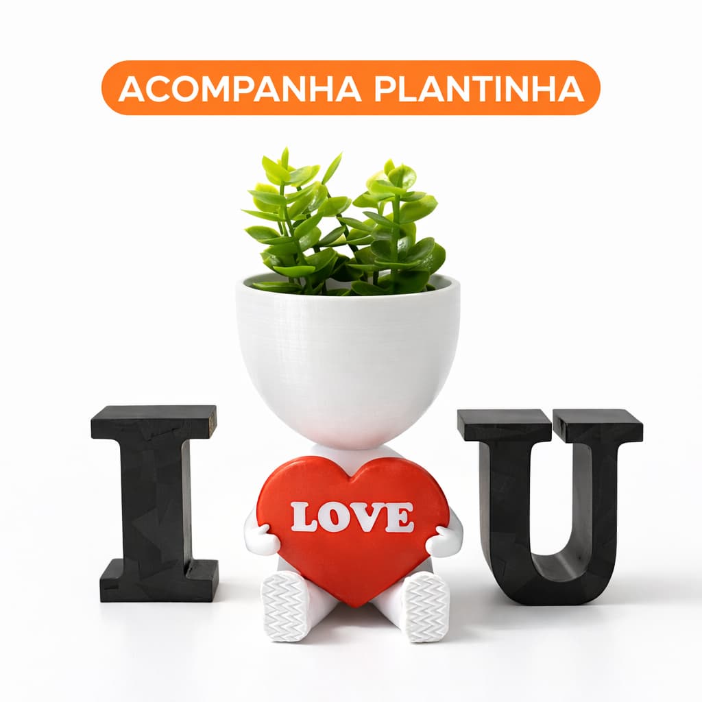 Decoração Kit Love - Decoração Moderna para Sala, Quarto e Presentear Mãe ou Namorados