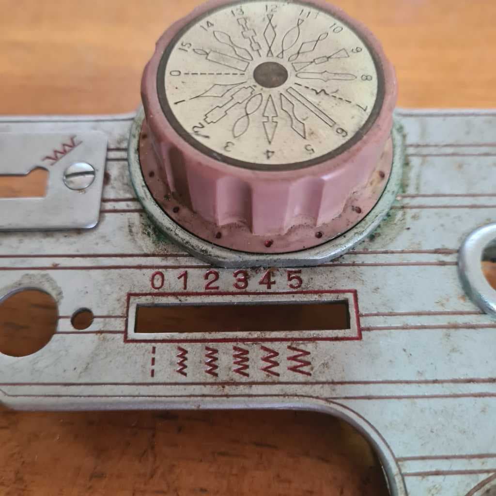 Painel pra Maquina de Costura Antiga Vintage Colecionador Restaurar Maquina de Costura Antiga