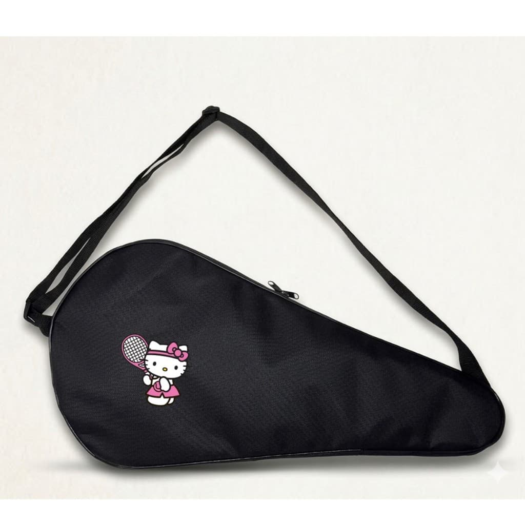 Bolsa Capa Raquete Beach Tennis Hello Kitty Estampada Bag Proteção Alça Regulável