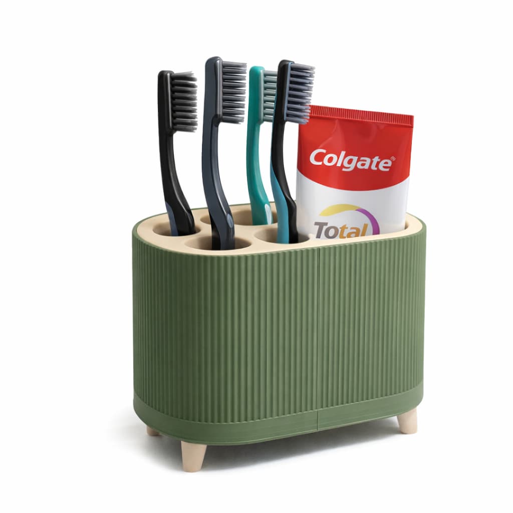 Porta Escova de Dente + Porta Escovas + Organizador Pia Banheiro + Suporte Escova Dental + Porta Creme Dental
