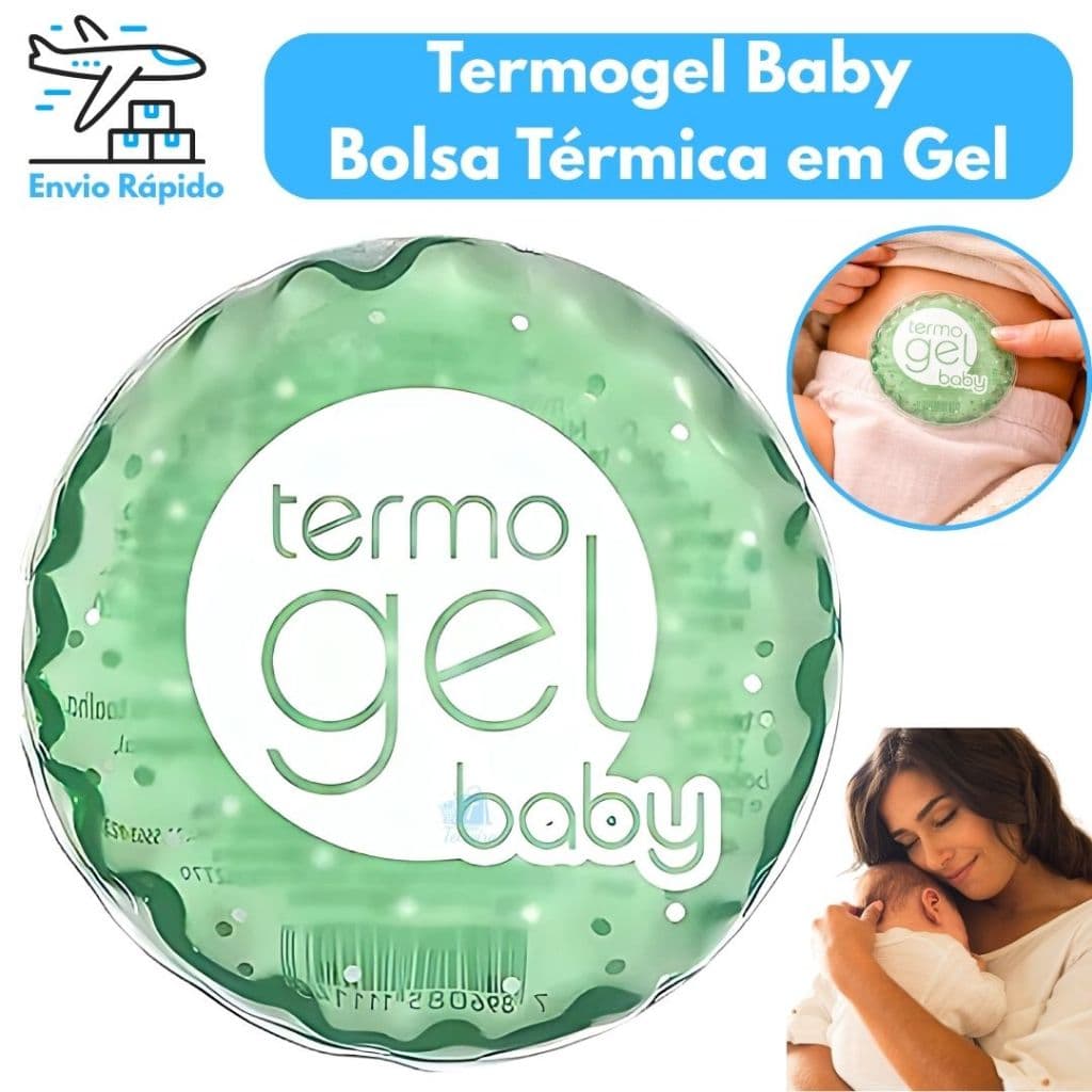 Bolsa Térmica Termogel Baby 10x10cm 75ml Para  bebê Crianças