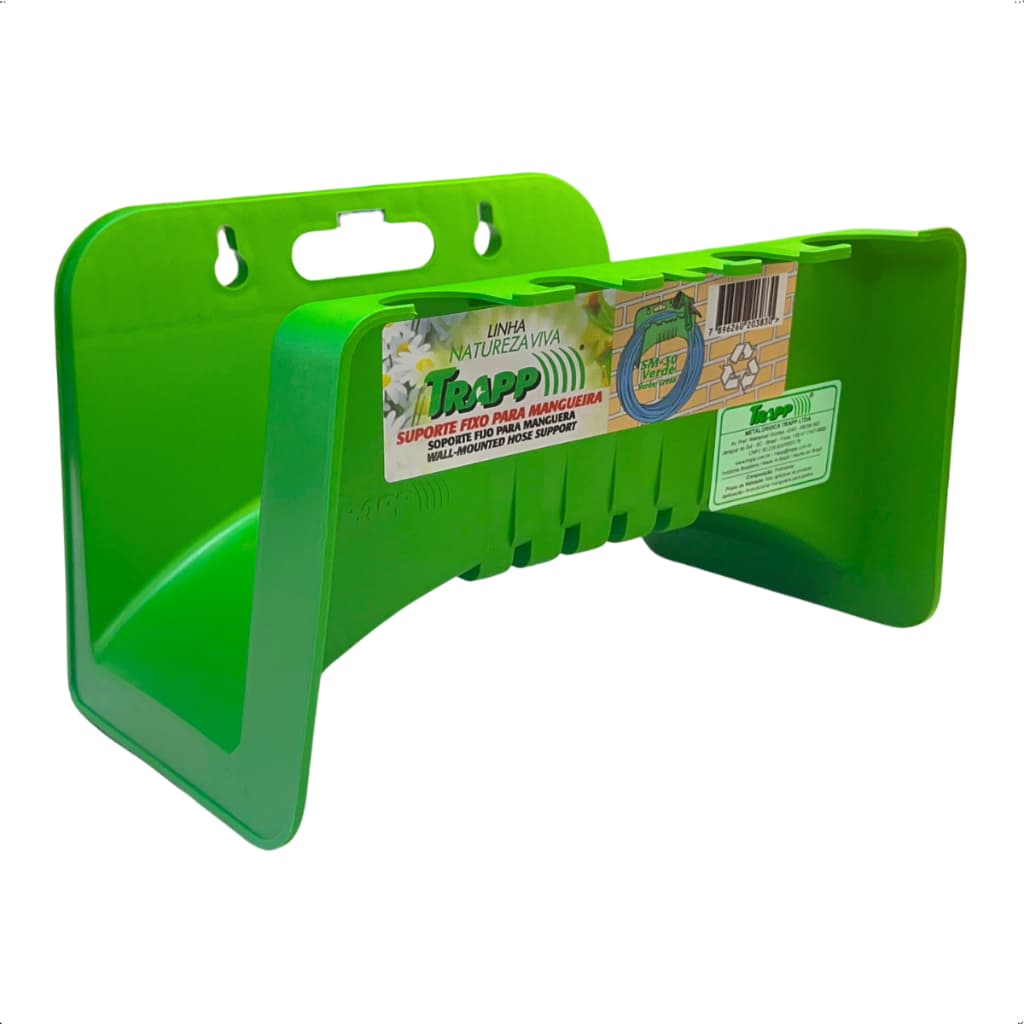 Suporte Enrolador De Mangueira Sm30 Plástico De Parede Trapp