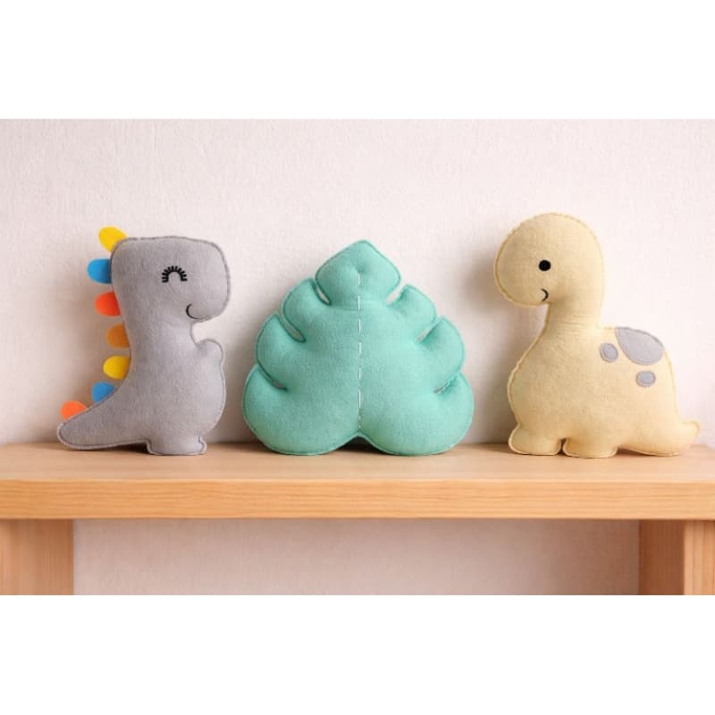 Almofada dinossauro natureza kit, decoração quarto bebê, festa