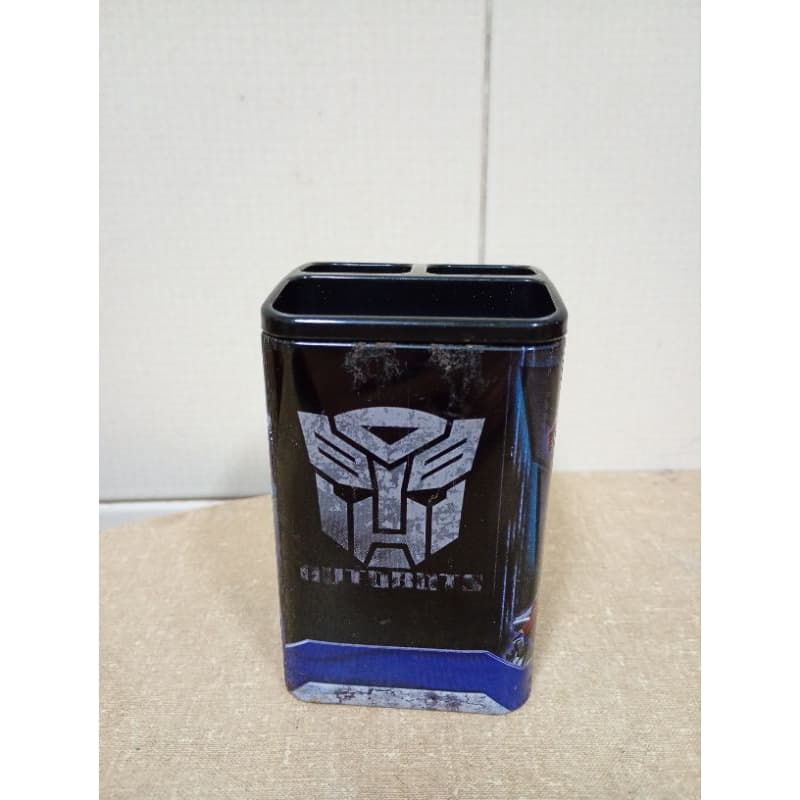 lata metálica Transformers original vintage colecionável 2007 usada