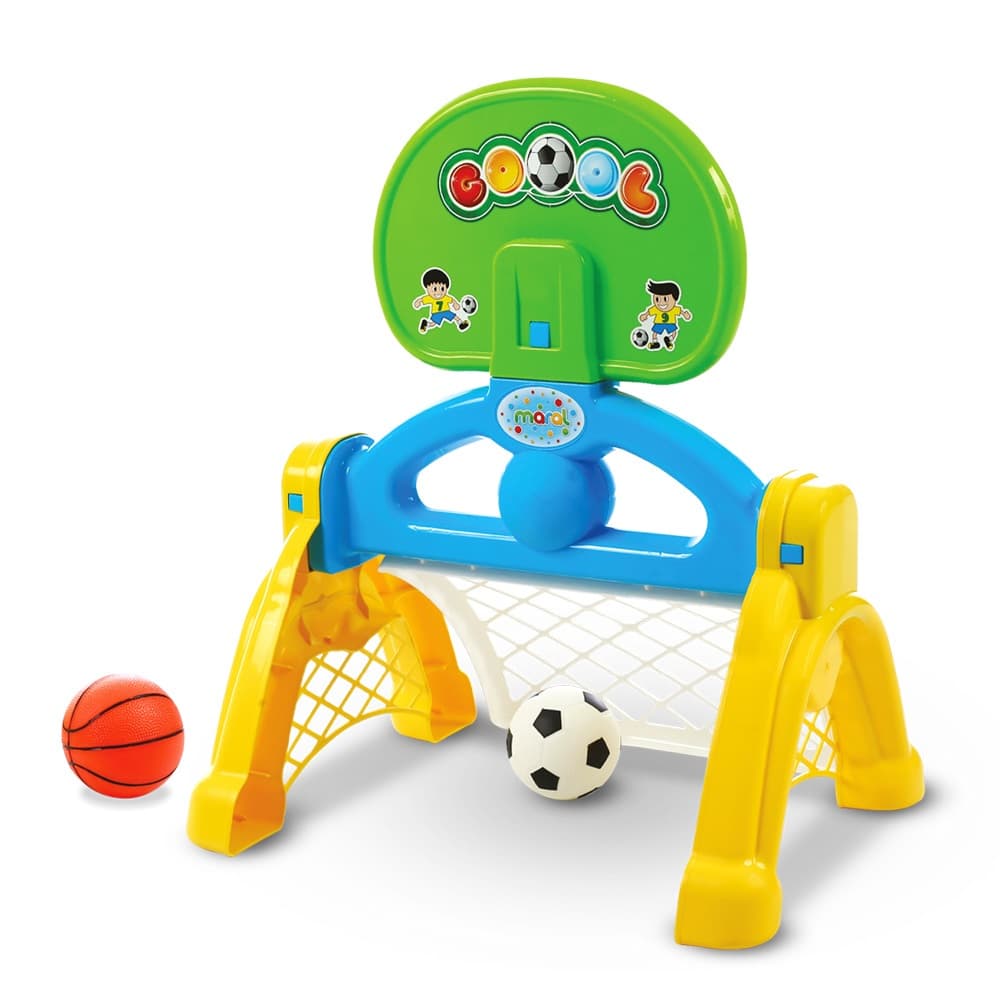 Brinquedo Infantil Centro Esportivo Maral Didático De Futebol E Basquete