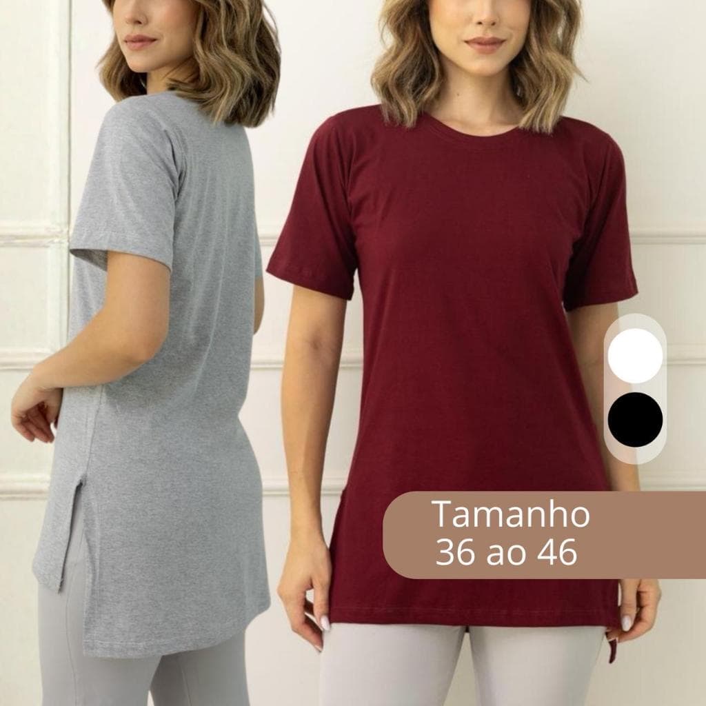 Blusa  Feminina Oversized Max T Shirt 100% Algodão PREMIUM