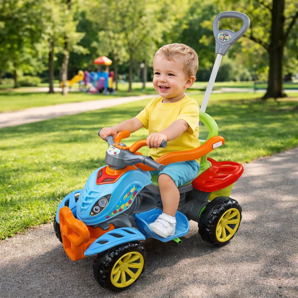 Quadriciclo Infantil Passeio Criança Colorido Segurança Conforto Divertido Menino Menina