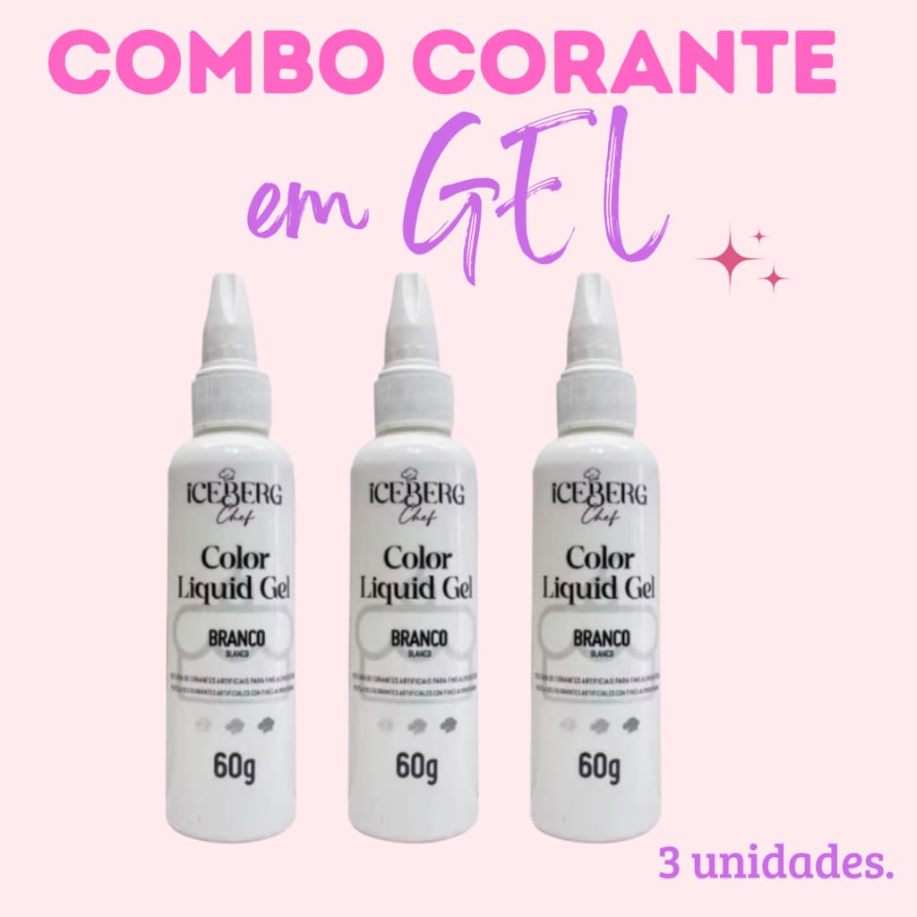 Corante em Gel Branco 60gr