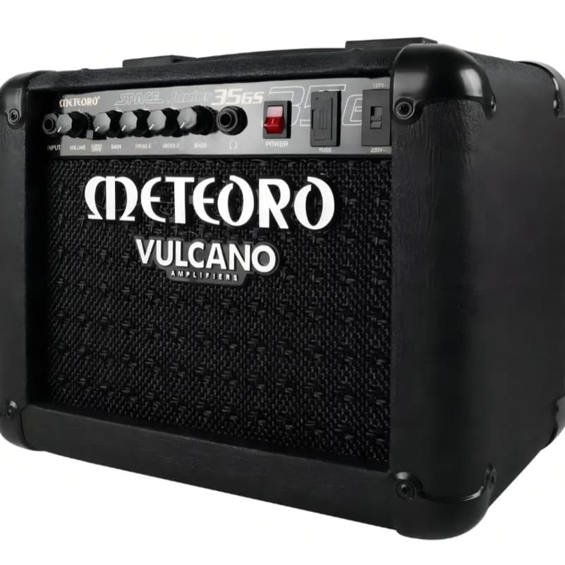 Cubo Amplificador Meteoro Space Junior 35gs 35w P/ Guitarra Cor Preto