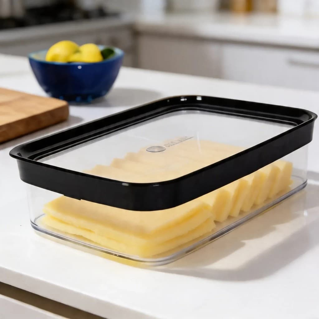 Pote Hermético Para Frios, Presunto E Queijo, 1100 Ml Helsim