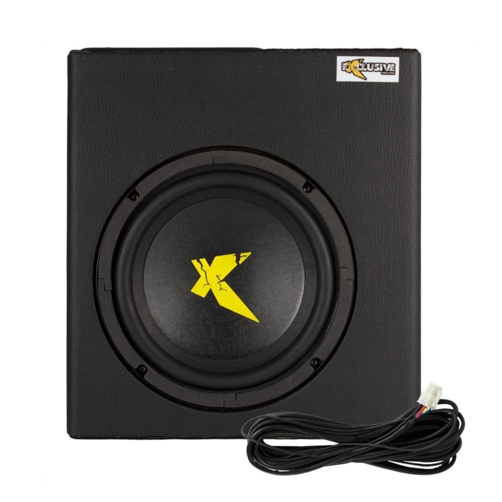 Caixa Amplificada Super Slim Mini 200w Rms Embaixo Banco Carro