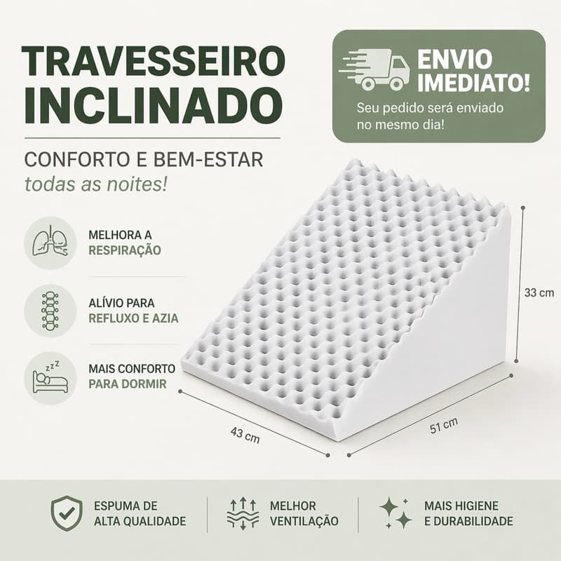 Encosto Leitura Anatômico, Capa Colorida, Triangular, Pós Operatório, Confortável, Brasoft Confort