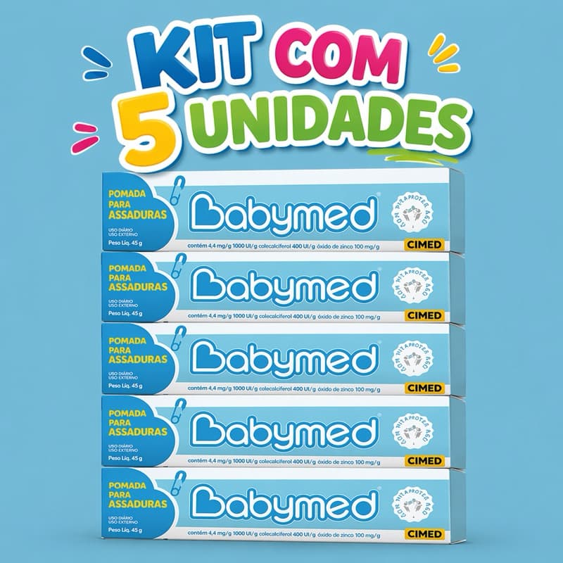 Pomada Para Assaduras Babymed Cimed 45g