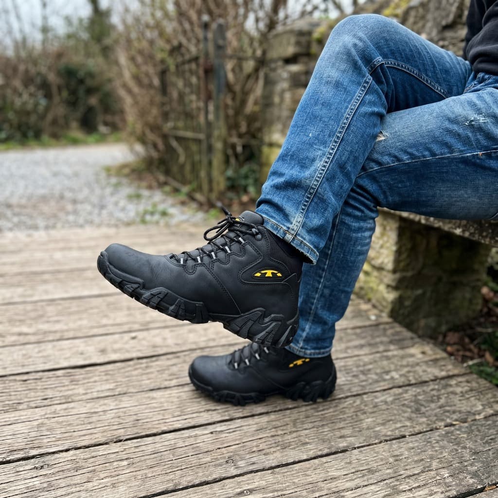 Bota Masculina Bull Terrier Adventure Couro Original Confortável Antiderrapante