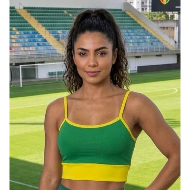 TOP Brasil ACADEMIA,CROPPED SUPLEX DE ALÇA REFORÇADO TREINAR MALHAR DIA A DIA