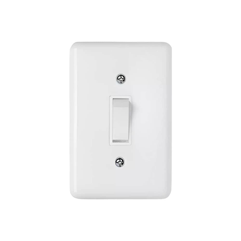 Interruptor luz 1 Tecla com Placa 4x2 - Linha Stylus Ilumi (Branco) ref 2017 250v - c/pl 4x2