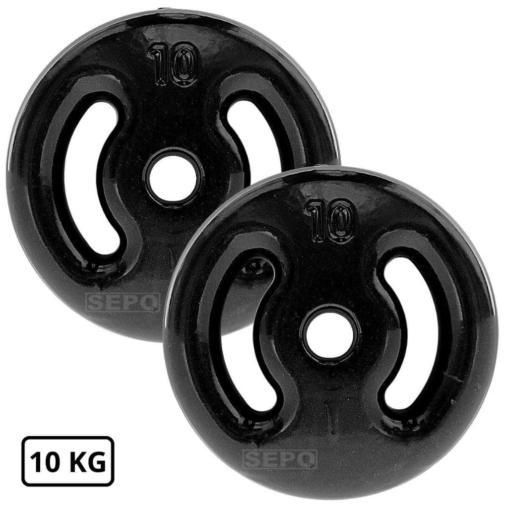 Par de Anilhas Emborrachadas 10kg Academia Musculação Fitness Peso Livre