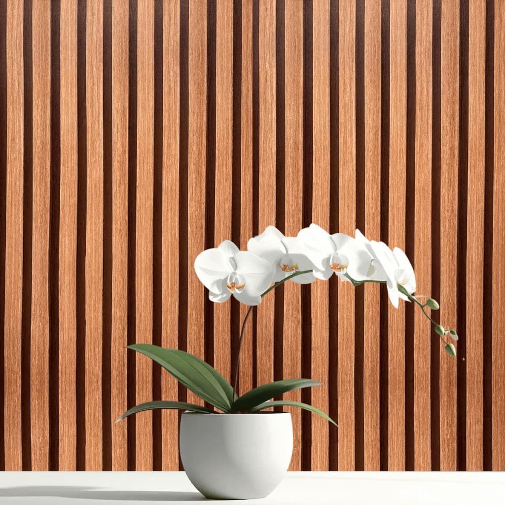 Papel De Parede Adesivo Ripas Ripado De Madeira Claro Lavável 10m Premium Decoração Casa