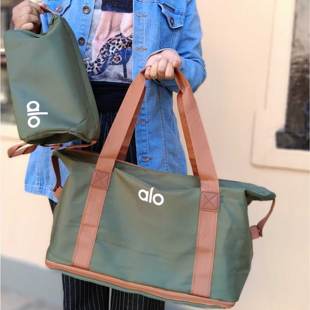 Kit Bolsa de Viagem Multifuncional + Necessaire Organizadora