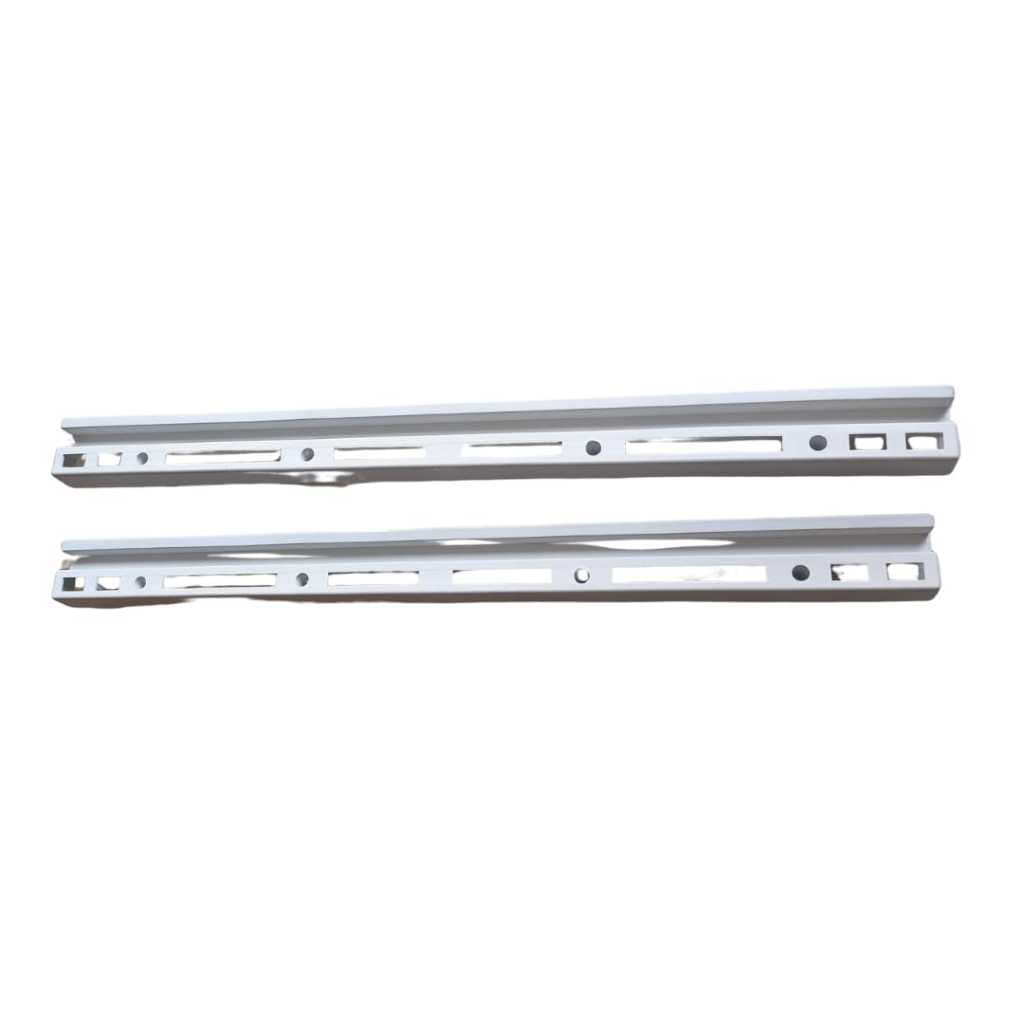 Corrediça Plástica Trilho PVC com 4 Pinos 30cm Para Gaveta de Gabinetes e Armários