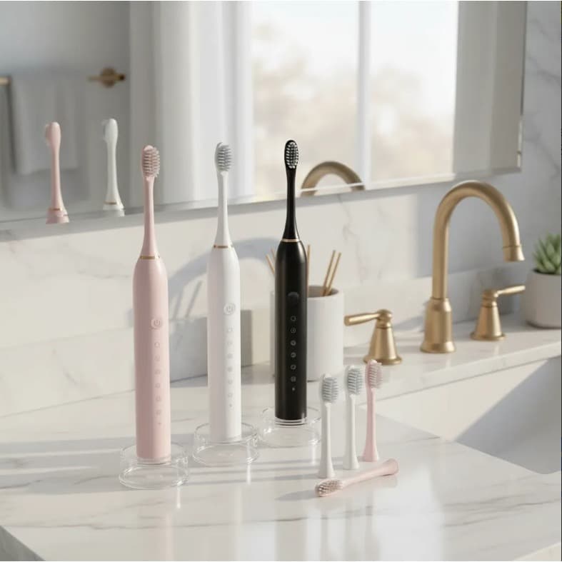 Escova De Dente Eletrica Recarregavél Usb Sonic