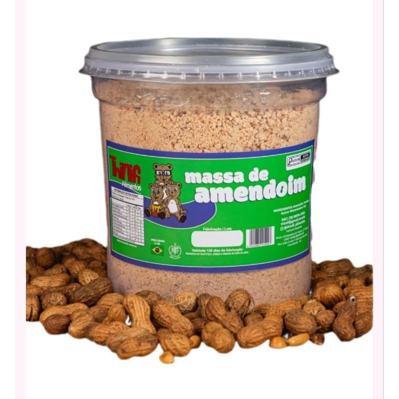 Farofa Doce De Paçoca Thinifi 1,1kg Massa De Amendoim Premium