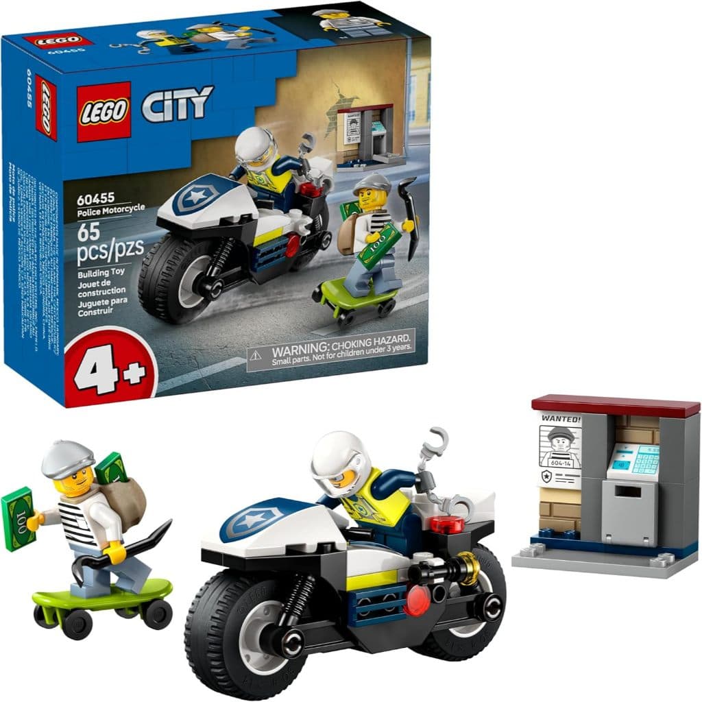 Lego City 60455 - Perseguição Policial de Motocicleta
