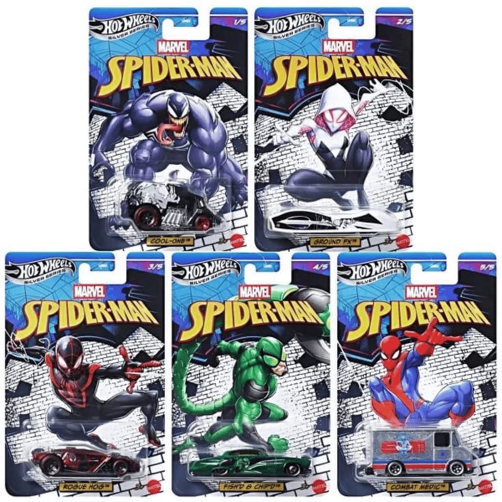 Hot Wheels Silver Series Marvel Spider-man Mattel