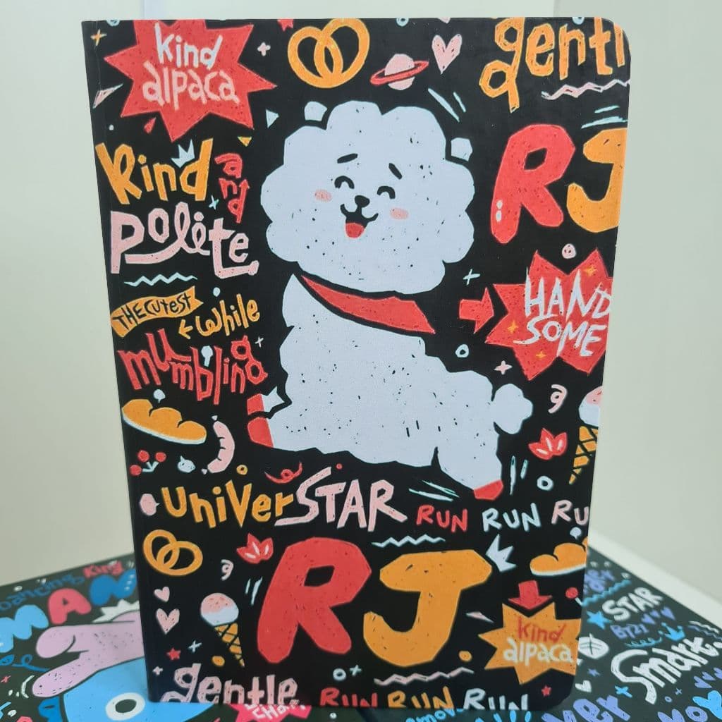Caderno LOVE ARMY | Moleskine Kpop - ARMY | Papel Pólen 90g | 80 Folhas | 21x14cm - journal fandom