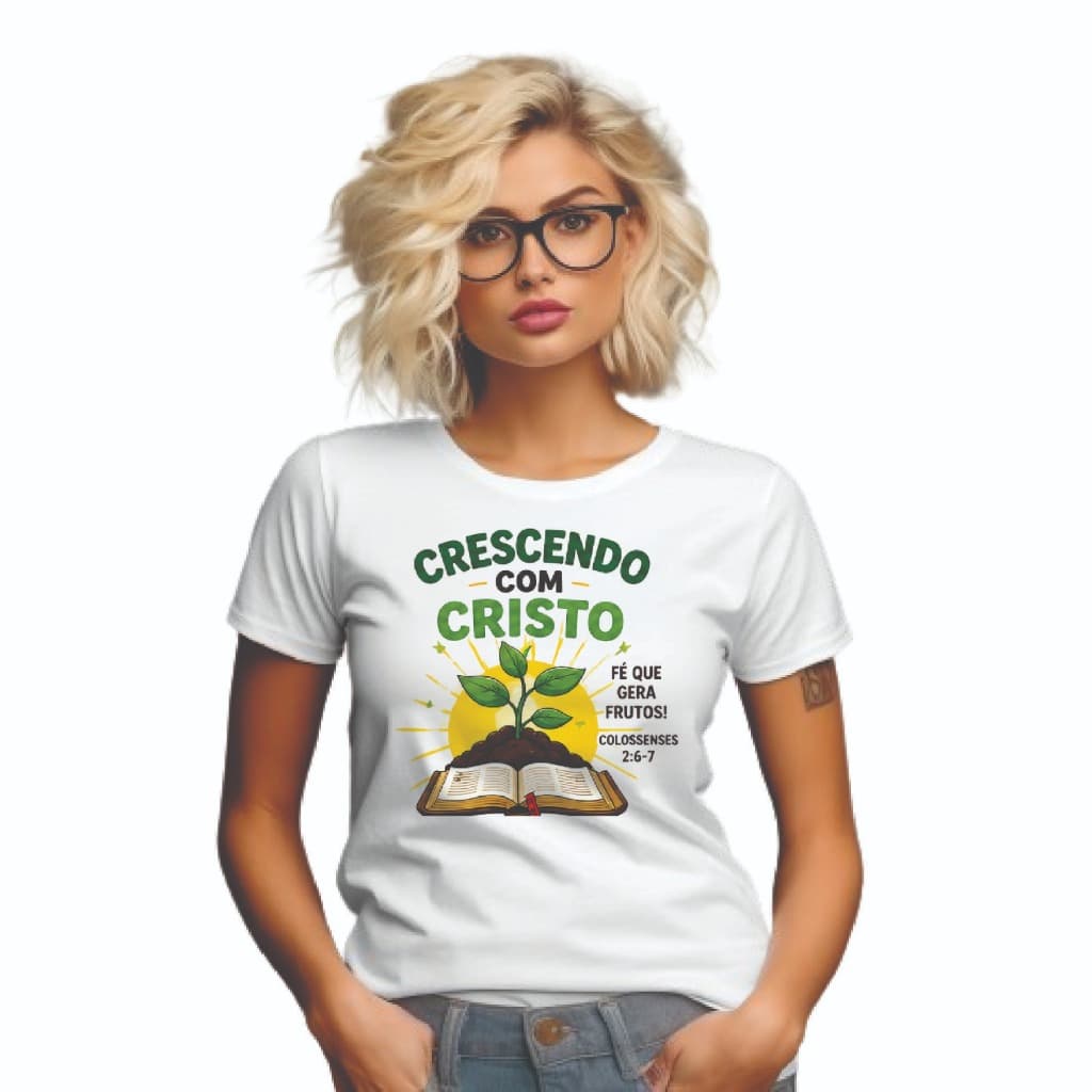 Camiseta Crescendo com Cristo