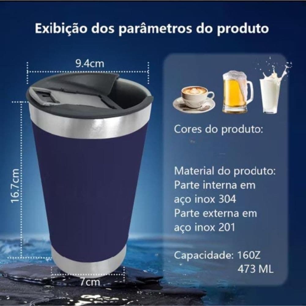 COPO TERMICO PRETO