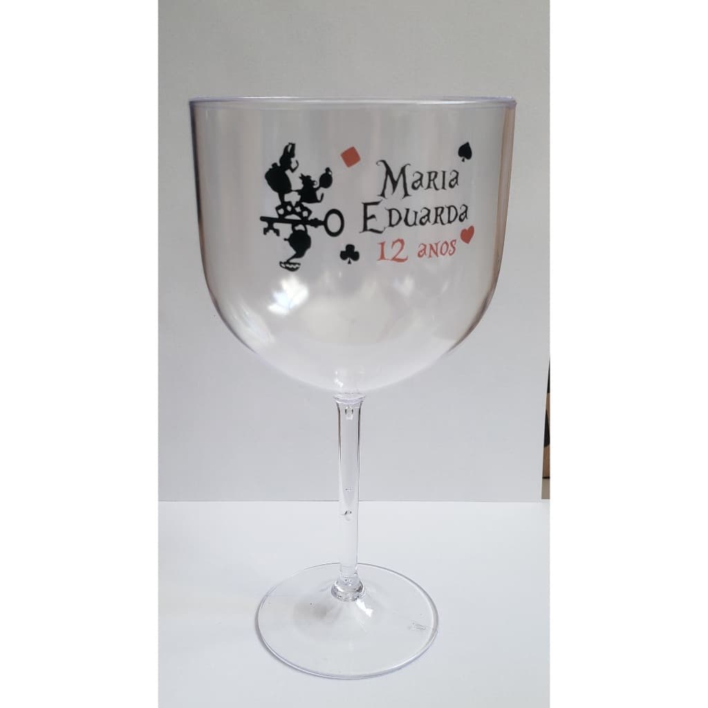 20 Taças gin 450ml transparente personalizada