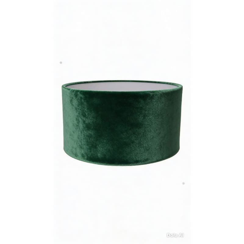 cúpula luminária para abajur 30x30x17  verde veludo