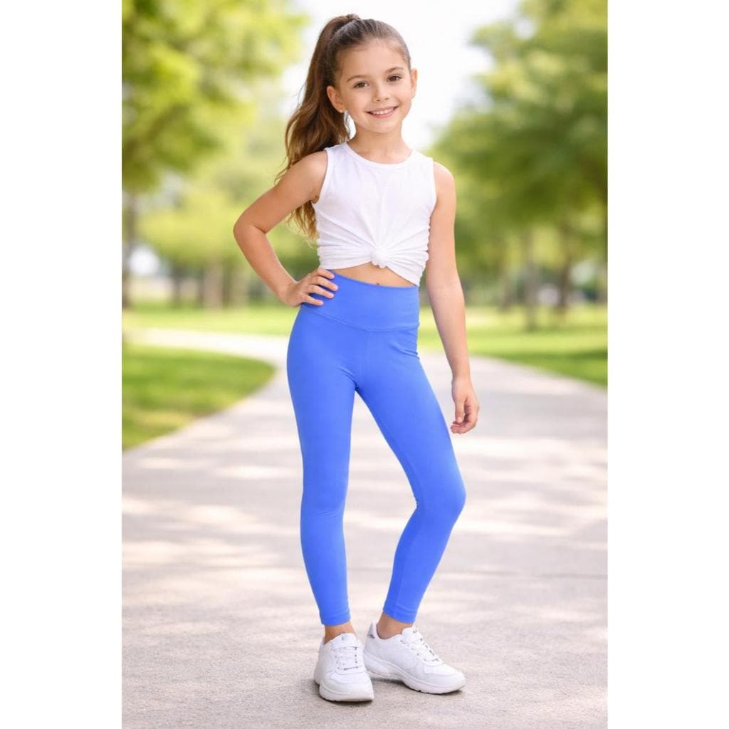 Calça Legging Infantil Menina 2 a 12 Anos Suplex Grossa Não Transparente Escolar Confortável Alta Qualidade