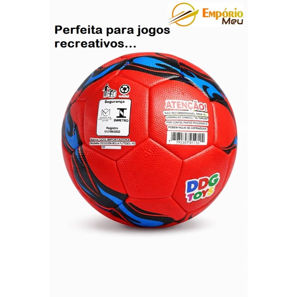 Bola Futebol Infantil Numero Cinco Antiderrapante Macia Leve Resistente (cores surtida)