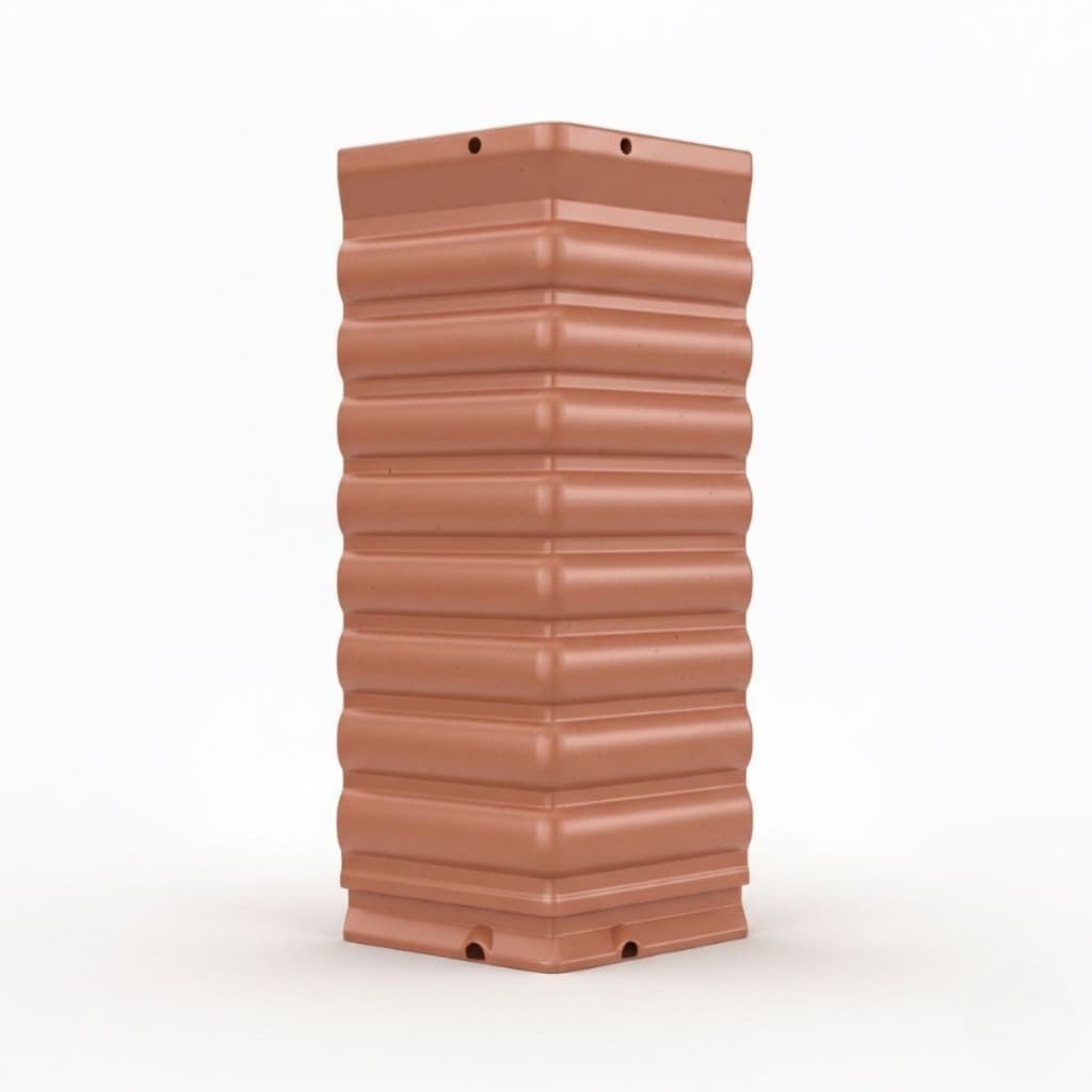Kit 15 Capas Muro de Plástico Rufo Pingadeira Resistente 5 Metros Linear Proteção Fácil Aplicação