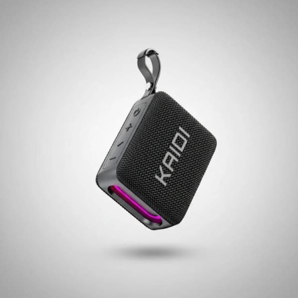 Caixa de Som Bluetooth Kaidi KNC-826 Portátil com LED e Bateria Recarregável