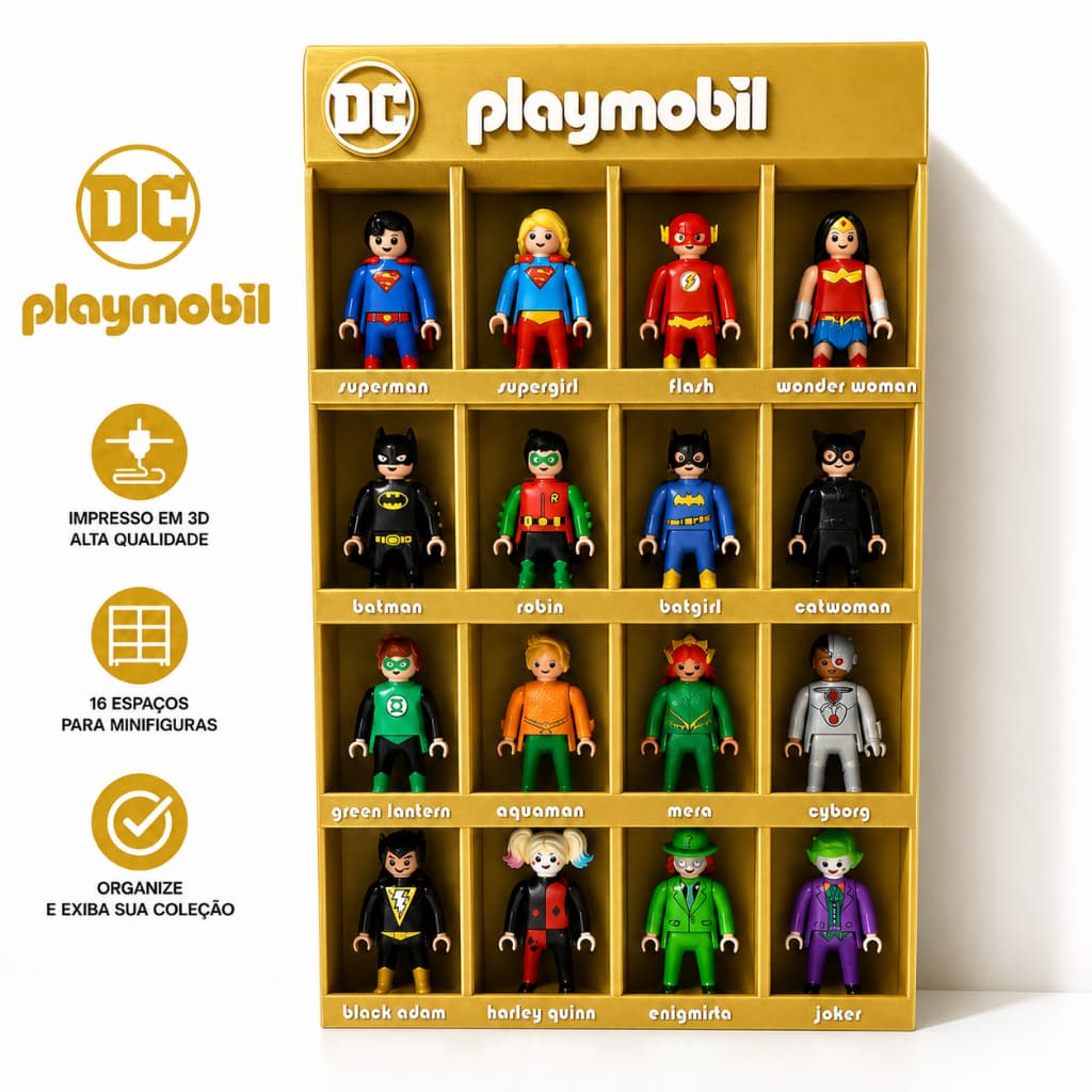 Suporte Playmobil | coleção Kinder